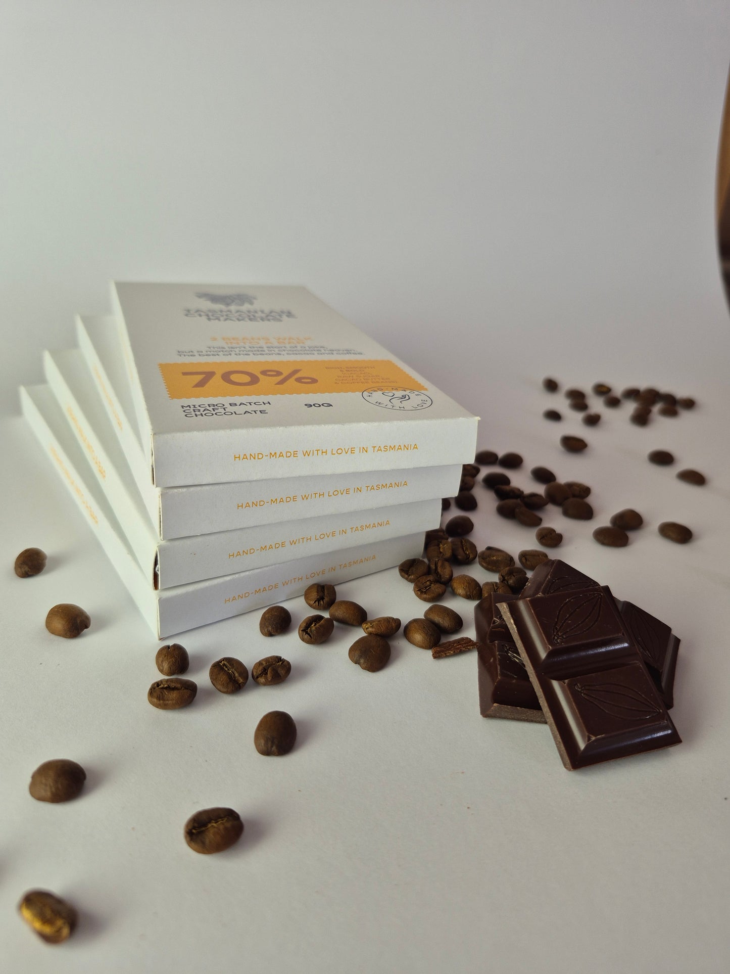 Coffee & Chocolate - 2 beans walk into a bar 70% chocolate